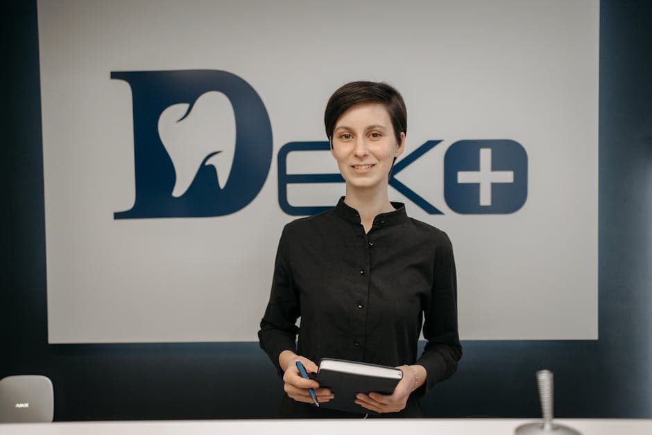 Welcoming dental office interior